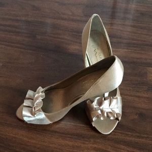 The Touch of Nina Peep Toe with Ruffle.